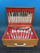 A canteen of cutlery by Stanley Rogers and Son, Sheffield comprising 85 pieces,