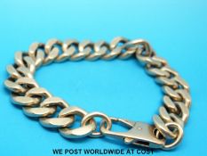 A 9ct gold gentleman's bracelet (98.