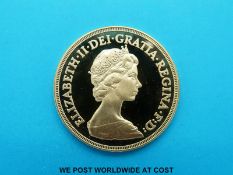 A £5 gold coin 1981