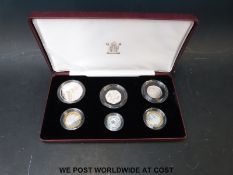 A 2006 Royal Mint cased Piedfort collection, no certificate,