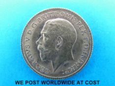 A 1912 gold half sovereign