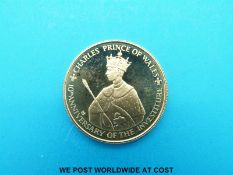 Jamaica 100 dollar gold coin (11.