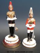 Two limited edition Michael Sutty figures,