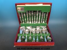 A twelve place canteen of Oneida Sant Andrea cutlery
