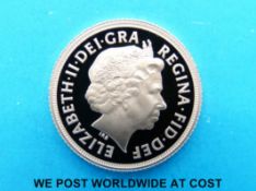 A 2015 cased gold proof full sovereign no.