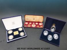 A cased 1953 Coronation Queen Elizabeth coin set,