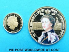 A miniature cased 2013 Britannia collection £1 gold proof 0.9999, weight 1.