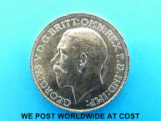 A 1917 gold full sovereign Ottawa Mint