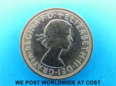 A 1968 first portrait gold full sovereign