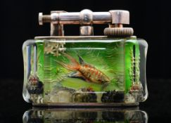 Dunhill Aquarium half giant size table lighter,