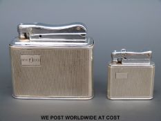 A Colibri Monopol hallmarked silver lighter and a Monopol Empire example