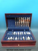 A Harrods part canteen of cutlery