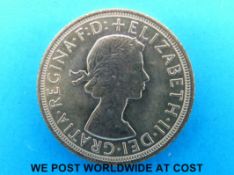 A 1964 gold full sovereign