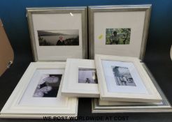 A small collection of modern picture frames