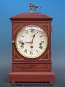 A Sewills of Liverpool three train bracket clock with three chime feature, Whittington,