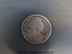 A William III 1702 Maundy fourpence