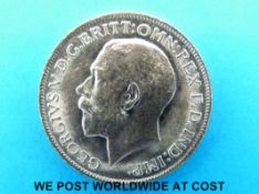 A 1914 gold full sovereign