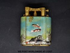 Dunhill Aquarium service size table lighter,