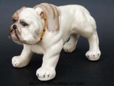 A Crown Devon bulldog (9.