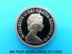 A 1980 cased proof gold full sovereign