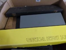 A quantity of engineering tools to include vernier calipers, planimeter, angle measurers,