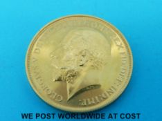 A 1911 gold double sovereign
