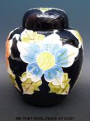 A large Charlotte Rhead Crown Ducal ginger jar,