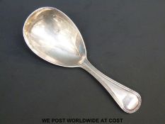 A Bateman Georgian hallmarked silver caddy spoon, London 1810,