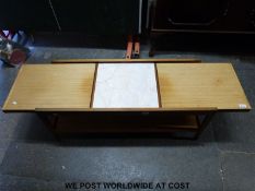 A retro G-Plan extending coffee table,