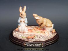 A Beswick tableau 'Peter and Benjamin Picking up Onions' no.
