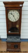 A National Electric clocking in clock purchased by vendor from Rolls Royce Filton,