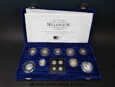 A 2000 Royal Mint silver coin set,