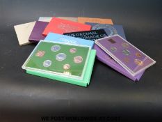 A collection of 1970s-1980 cased coinage of Great Britain and Northern Ireland (11 in all)