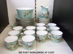 A 12 piece tea set, possibly Minton,