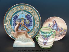 A group of mixed ceramics to include boxed Wedgwood 'Chou Dynasty' 271/750,