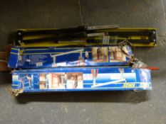 A pair of Kinzo trestles and one extra wide trestle