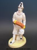 A Coalport figure White Faced Serenade from the Cavalcade of Clowns series