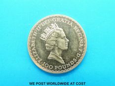 A cased 1oz gold 1987 Britannia