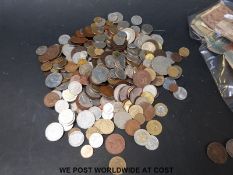 An amateur collection of overseas and some UK coinage,