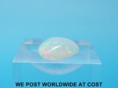 A large opal cabochon