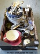 A large Spode cup and saucer, ceramics,