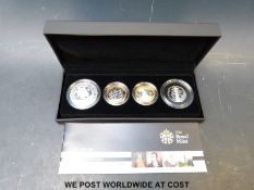 A 2009 UK Royal Mint silver Piedfort set, no.