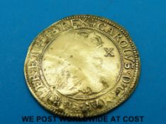 A Charles I half unite,