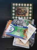 Fourteen various brilliant uncirculated coins,