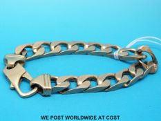 A 9ct gold gentleman's bracelet (65.