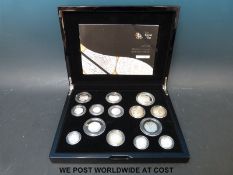 A 2011 UK Royal Mint silver proof coin set, no.
