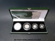 A Britannia 2003 silver proof set with certificate of authenticity