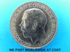 A 1922 gold full sovereign Perth Mint