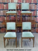 A 1960s Gordon Russell extending dining table (minimum length 108cm /maximum length 154cm,