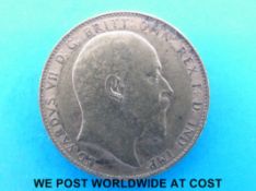 A 1910 Edward VII gold full sovereign